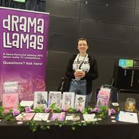 Yvris Burke at a TTRPG convention