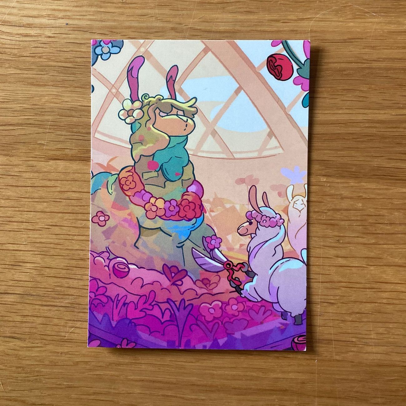 Flora and Llama